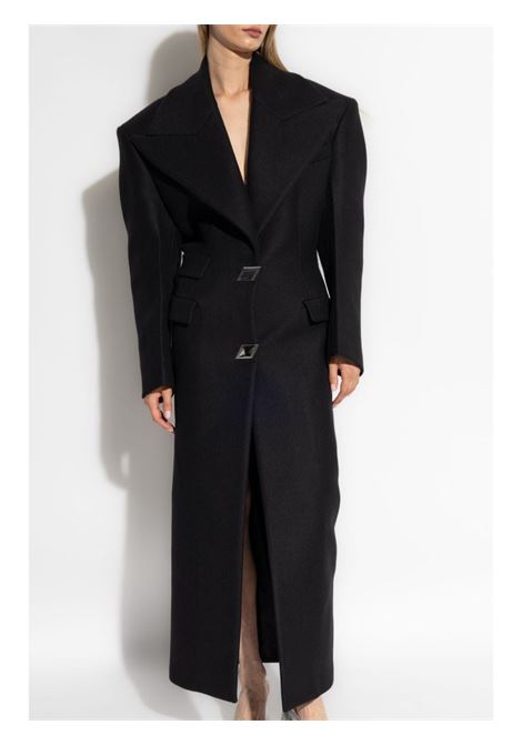 Black wool maxi coat The Attico - women THE ATTICO | 248WCC75W051100